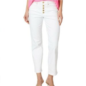 Lilly Pulitzer White jeans. Size 8